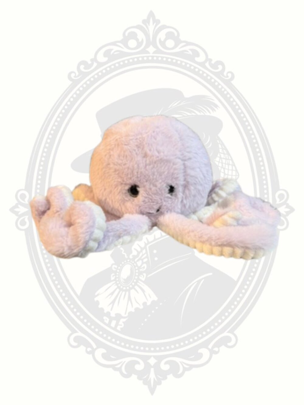 The Bear Factory Plush Octopus Hidden Pocket Soft Toy Recycled Fabric